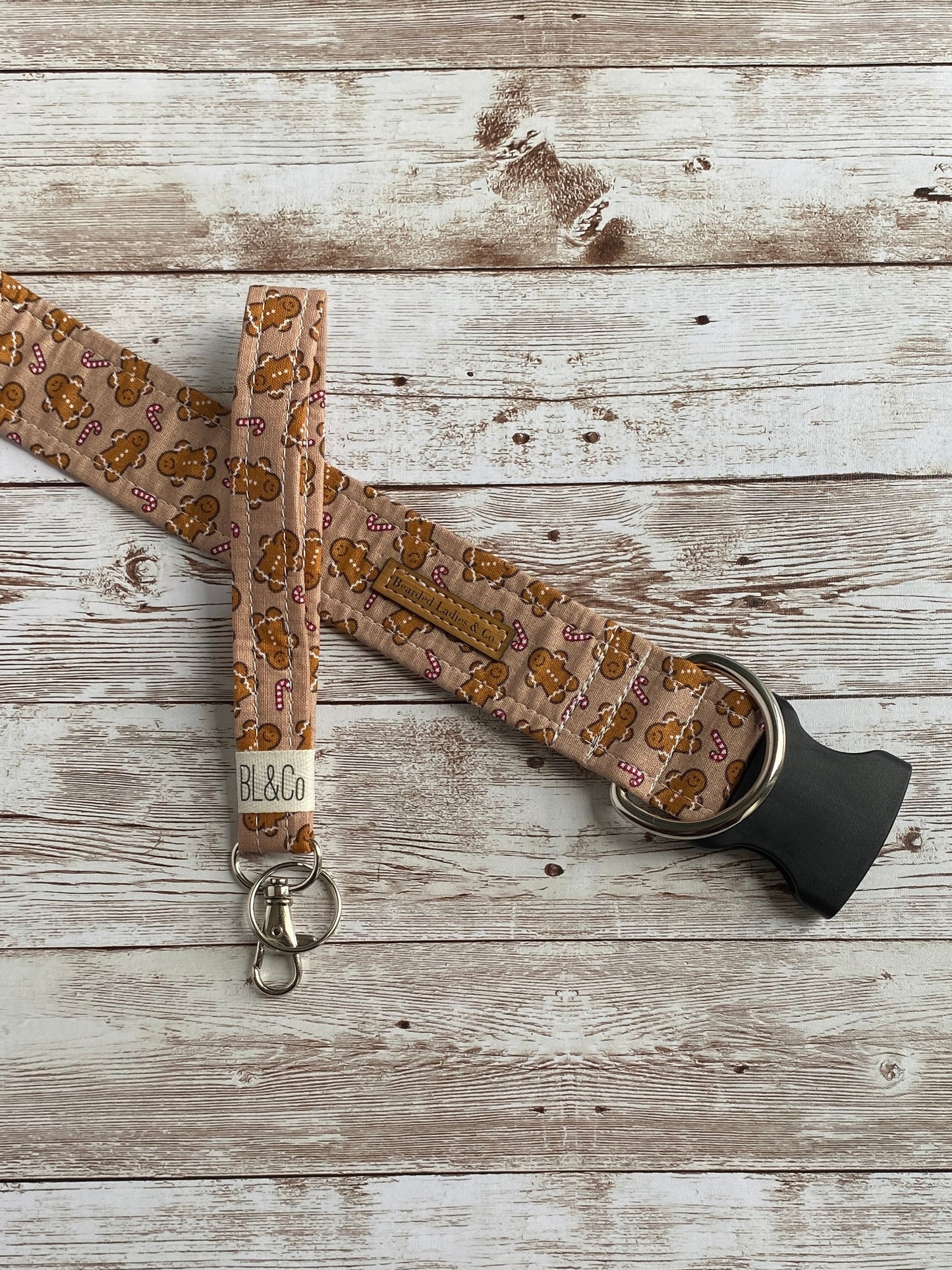 Mini Gingerbread Dog Collar