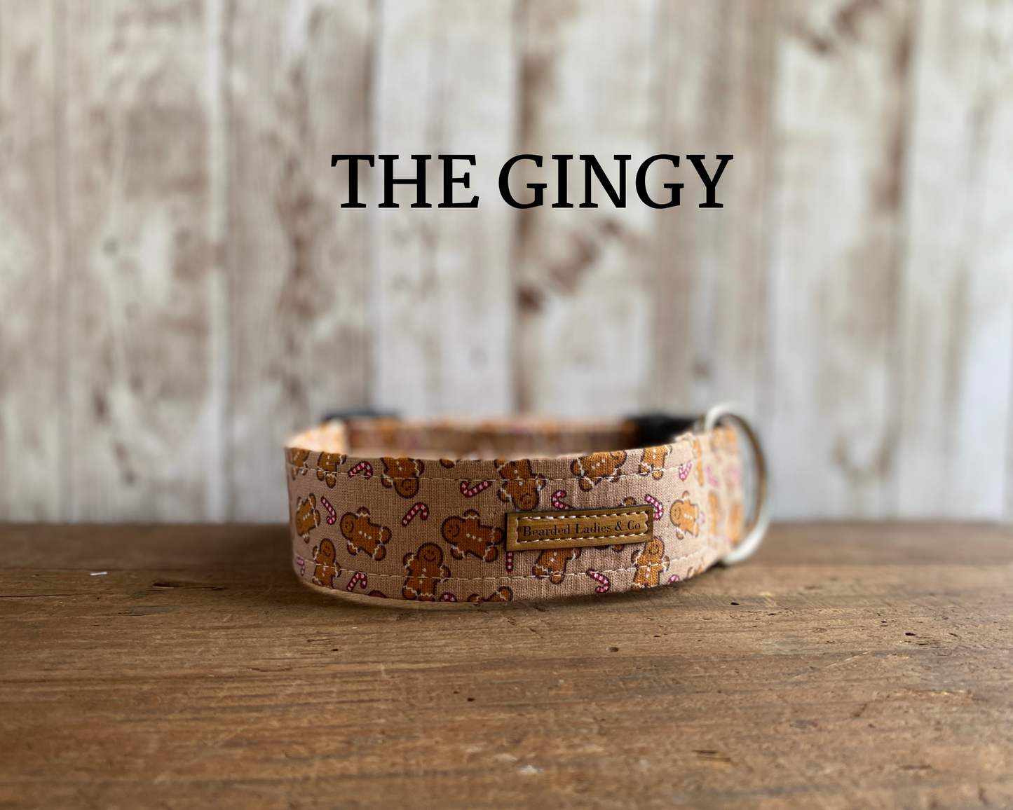 Mini Gingerbread Dog Collar