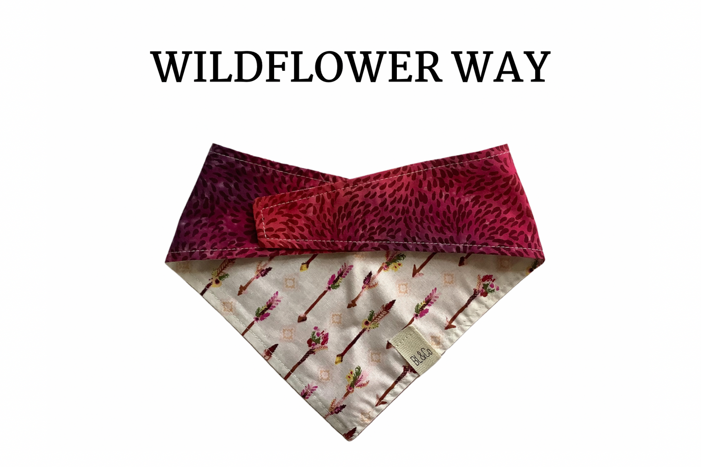 Arrows with Floral Accents & Batik Reversible Tie/On Bandana