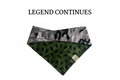 Roaming Bigfoot + Shades of Gray Camo Reversible Tie/On Bandana [Legend Continues]