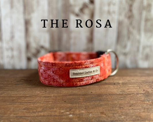 Orange & Red Ombré Dog Collar*