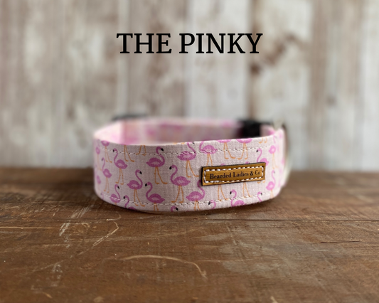 Pink Flamingo Dog Collar