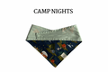 Camping under the stars + Mint with Cream Tribal Reversible Tie/On Bandana [Camp Nights]
