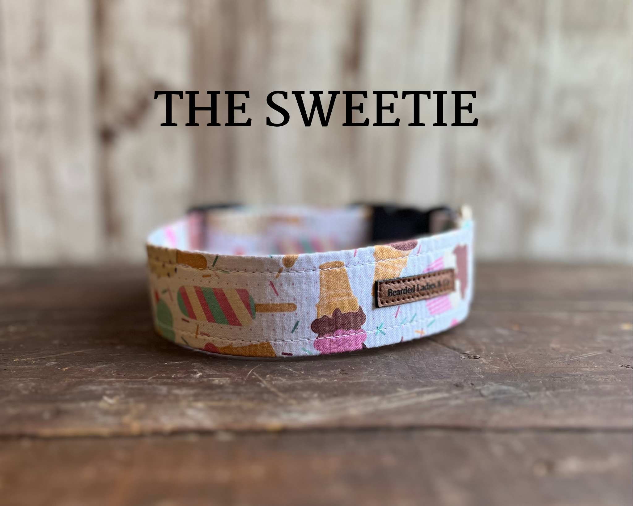 Ice Cream & Sprinkles Dog Collar