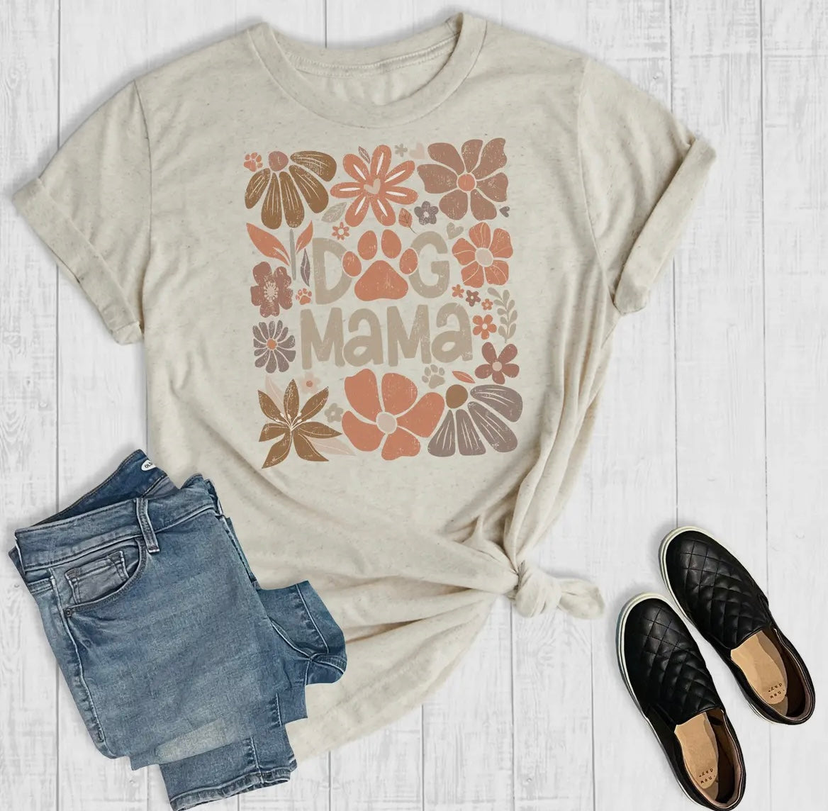 Boho Dog Mama T-Shirt