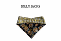 Happy Jack-O-Lanterns + Gold Plaid Tie/On Bandana