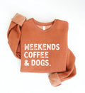 Weekends Coffee & Dogs Sweatshirt [Autumn Leaf]