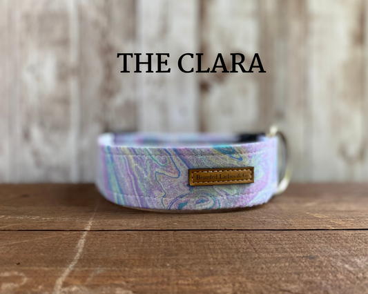 Pastel Purple + Teal Dog Collar