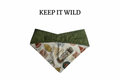 Hiking Badges & Olive Drab Reversible Tie/On Bandana ‘