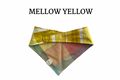 Yellow with White & Madras Plaid Reversible Tie/On Bandana