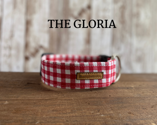 Red & White Checked Collar