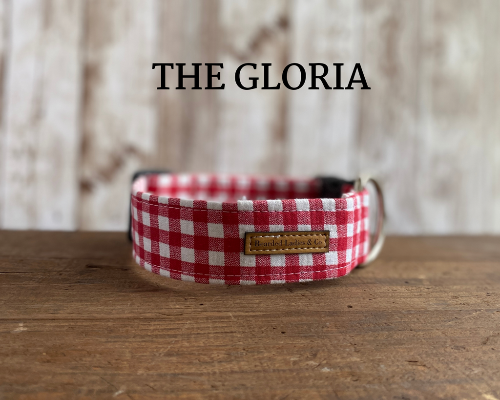 Red & White Checked Collar [The Gloria]