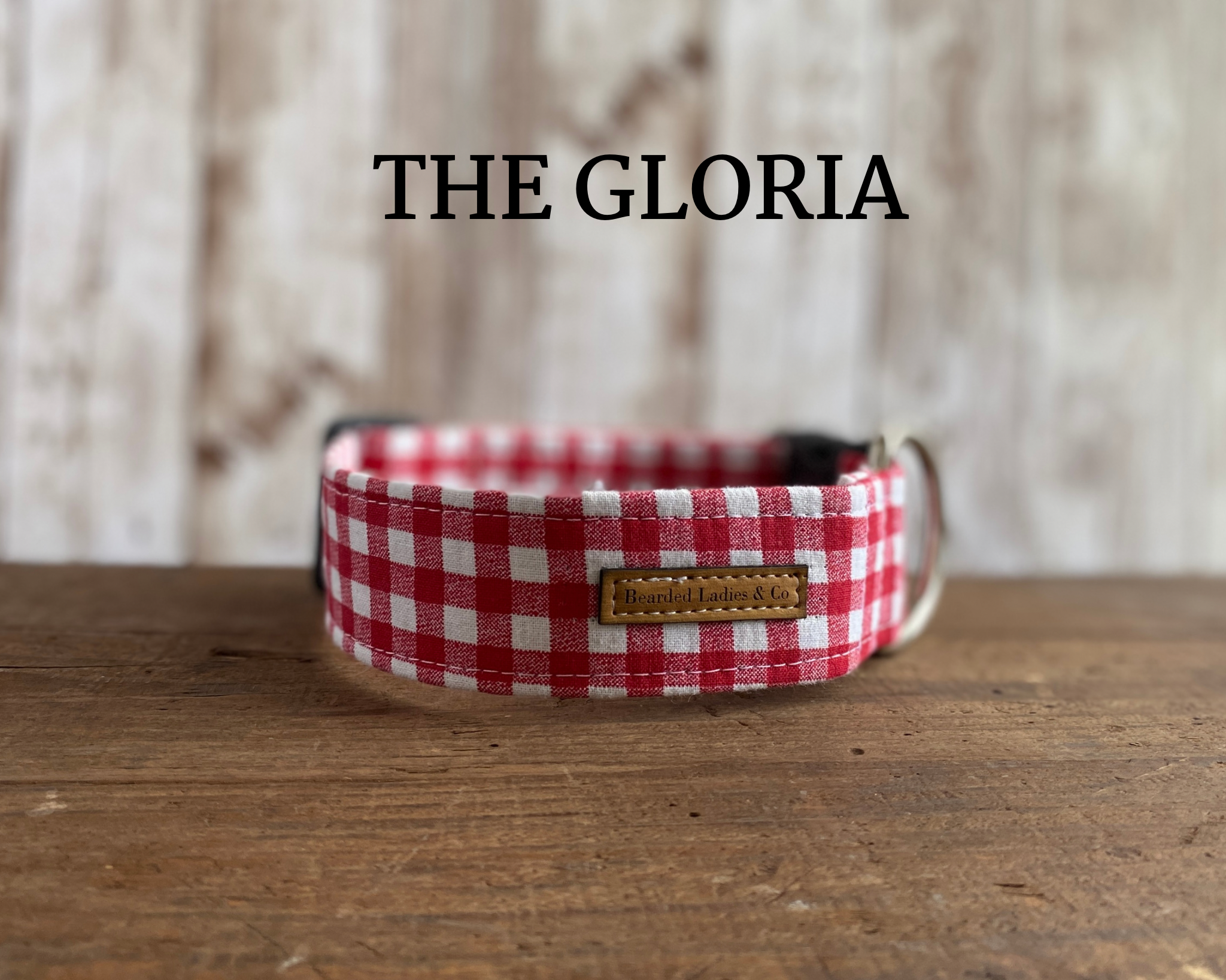 Red & White Checked Collar [The Gloria]