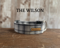 Gray Plaid Dog Collar [The Wilson]