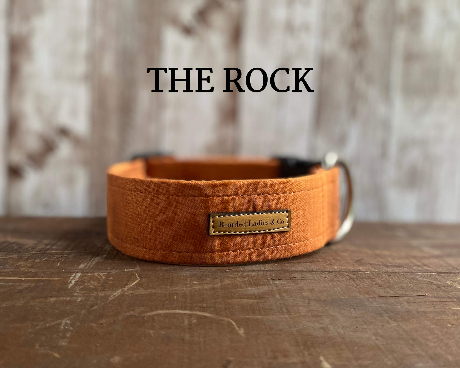 Burnt Orange Dog Collar Bearded Ladies Co
