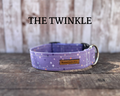 Pastel Purple + White Twinkles Dog Collar
