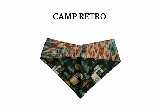 Campers & Western Batik Reversible Tie/On Bandana*