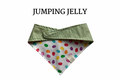 Jelly Beans & Polka Dots Reversible Tie/On Bandana [Jumping Jelly]