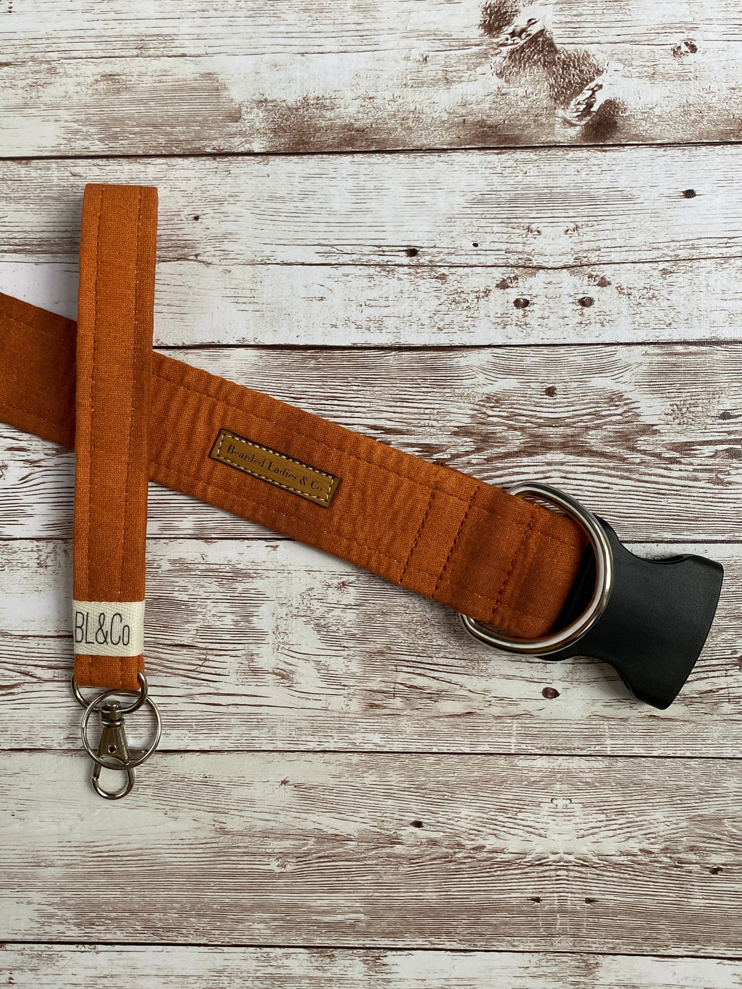 Burnt orange outlet dog collar