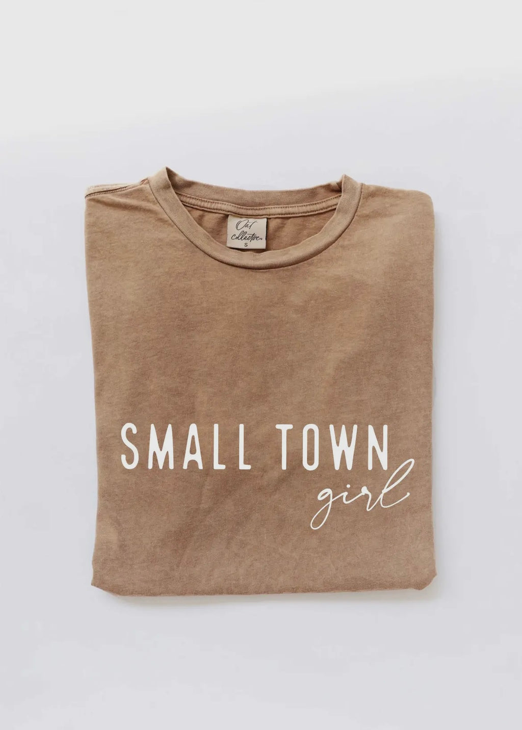 Small Town Girl Mineral Washed Graphic Top