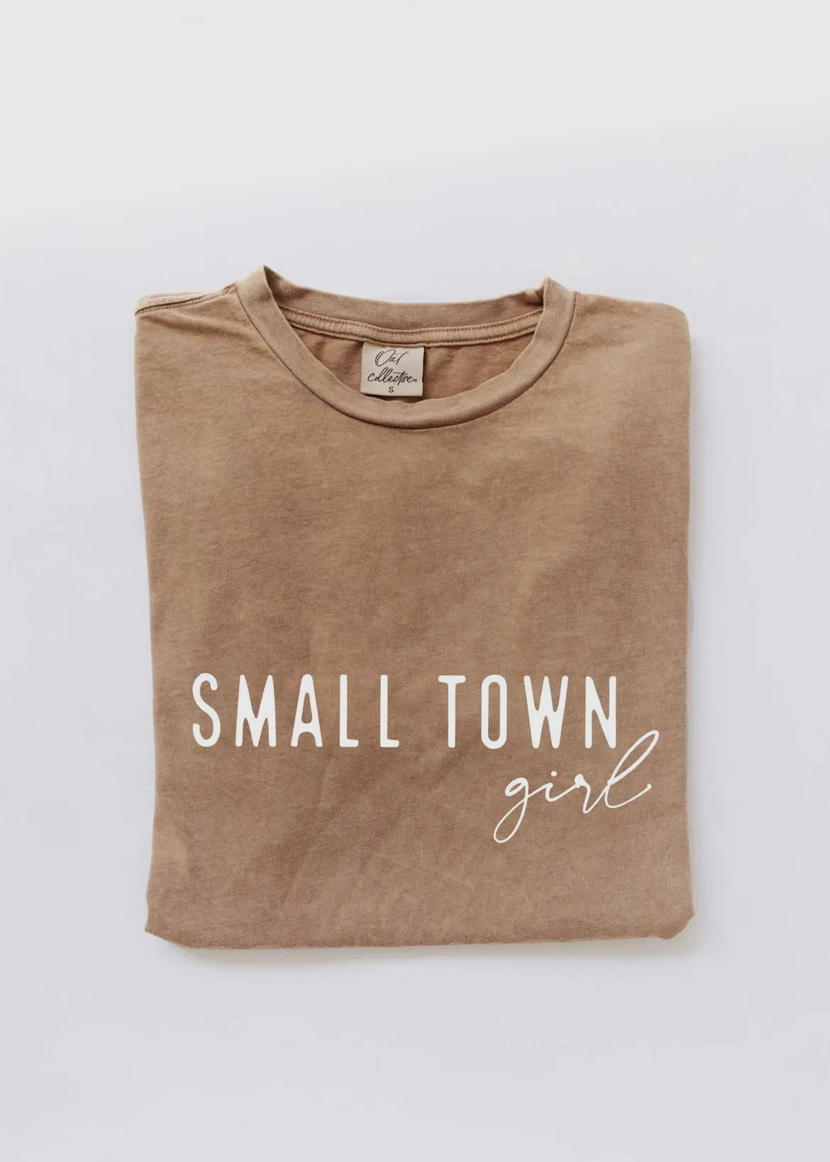 Small Town Girl Mineral Washed Graphic Top