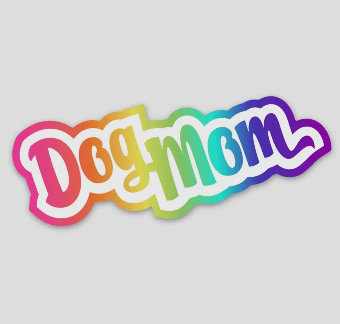 Lisa Frank Dog Mom Sticker