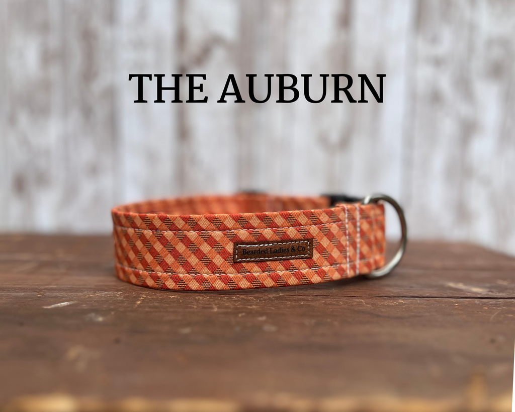 Orange, Melon + Gray Plaid [The Auburn]