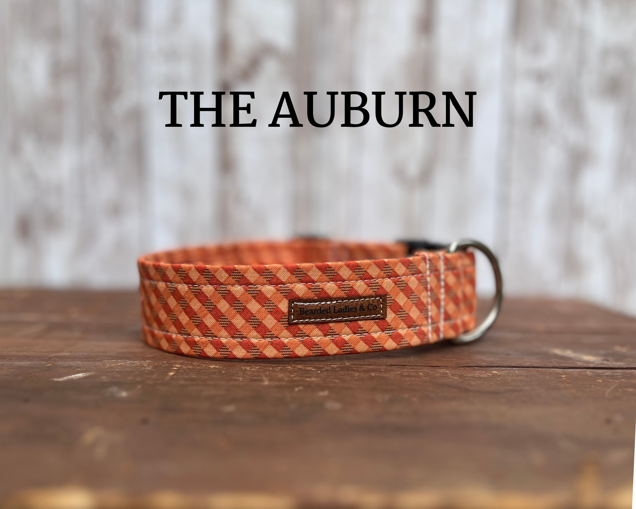Orange, Melon + Gray Plaid [The Auburn]