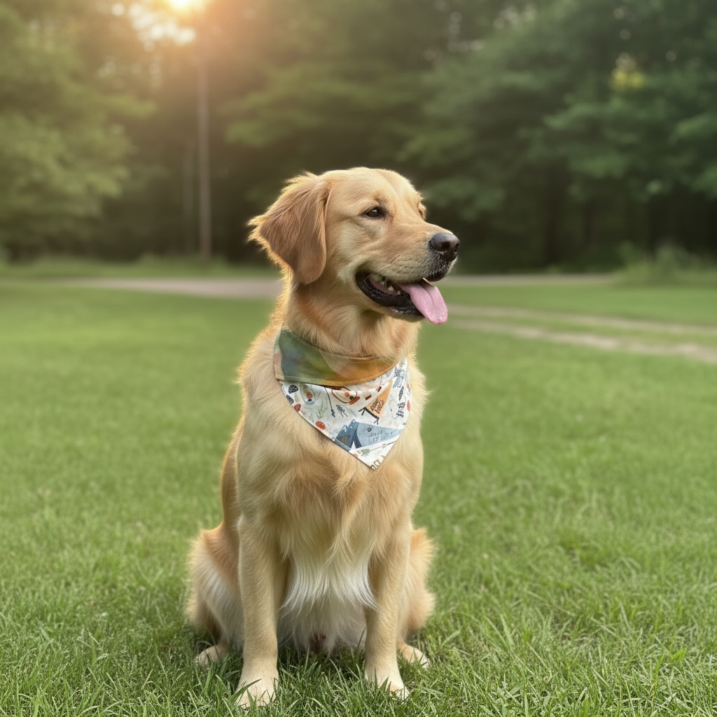 Camp Life + Madras Plaid Reversible Tie/On Bandana [Spring Adventure]