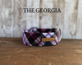 Purple and Black Plaid Dog Collar [The Georgia]